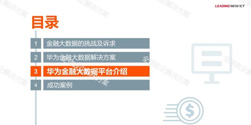 華為金融大數(shù)據(jù)解決方案 高效數(shù)據(jù)處理服務(wù)的核心價值